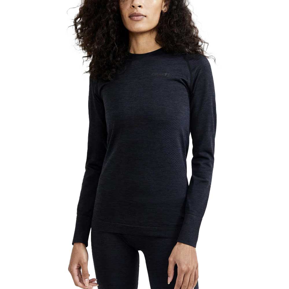 Women's Core Dry Active Comfort Long Sleeve - Black