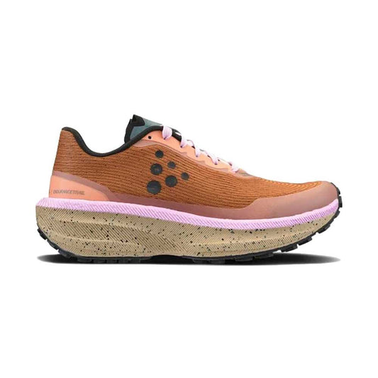 Women's Endurance Trail Running Shoe -Mud/Whiz - Regular (B)