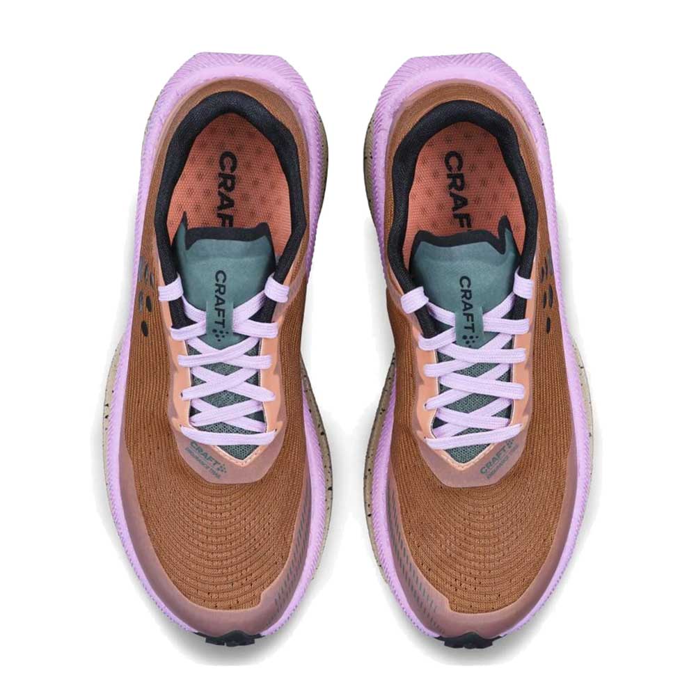 Women's Endurance Trail Running Shoe -Mud/Whiz - Regular (B)