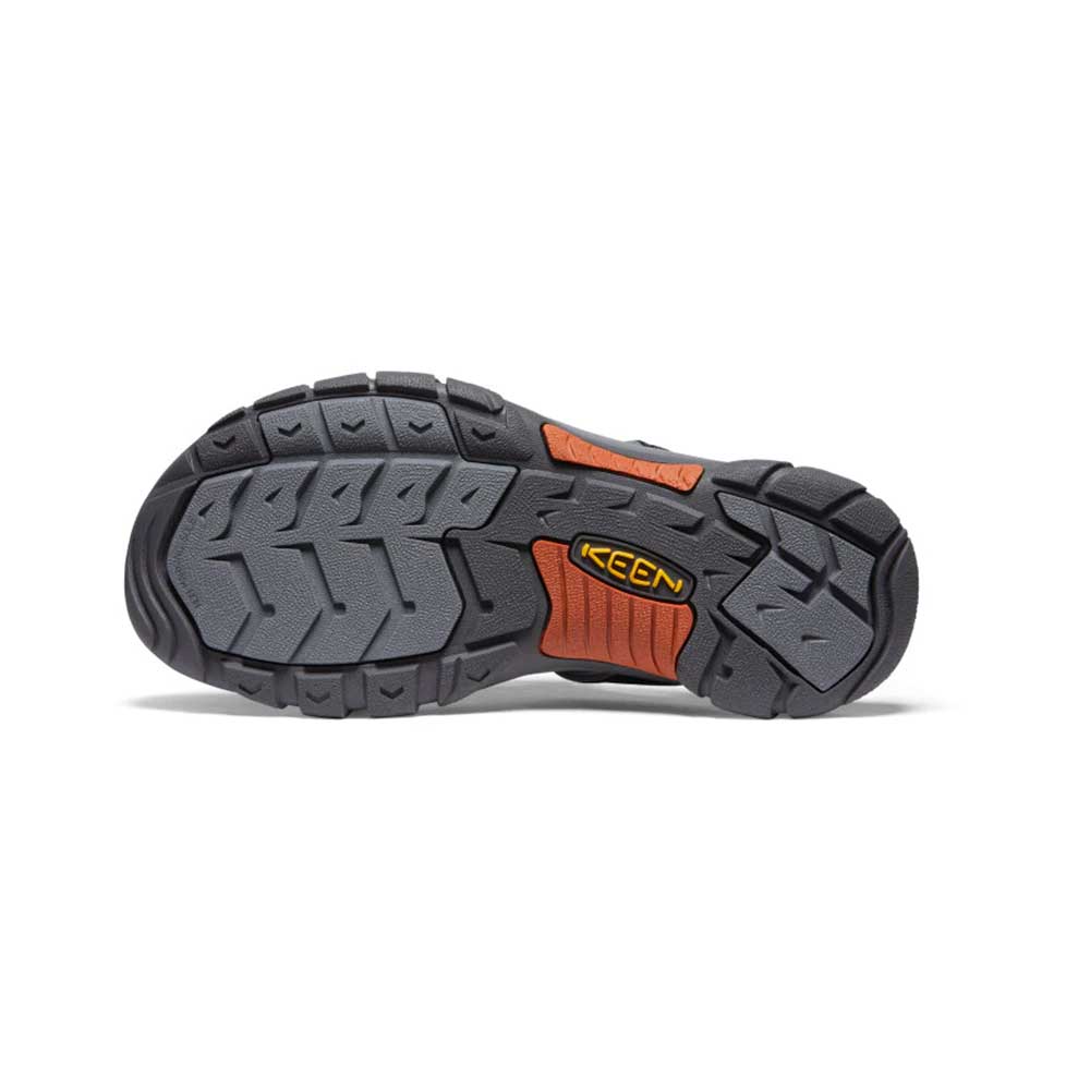 Men's Newport Slide Sandal- Sky Captain/Bombay Brown- Regular (D)