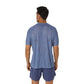 Men's Metarun Short Sleeve - Denim Blue
