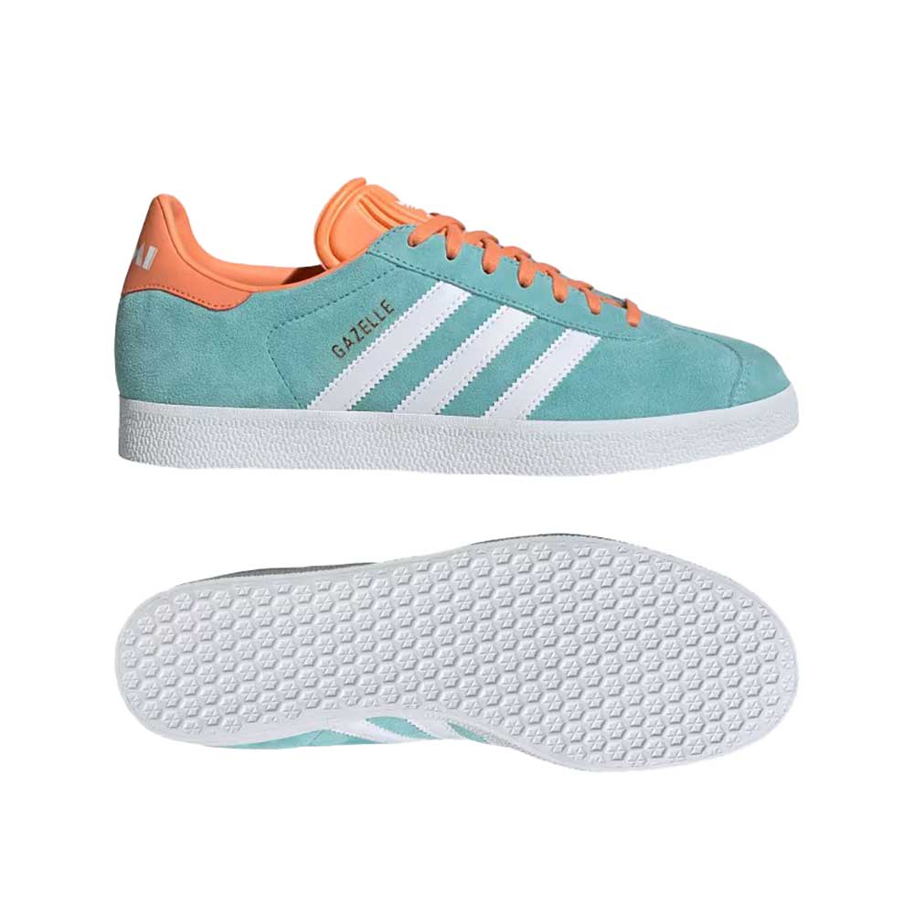 Men's Gazelle MLS Indoor Soccer Shoe - Easy Mint/Cloud White/Easy Orange - Regular (D)
