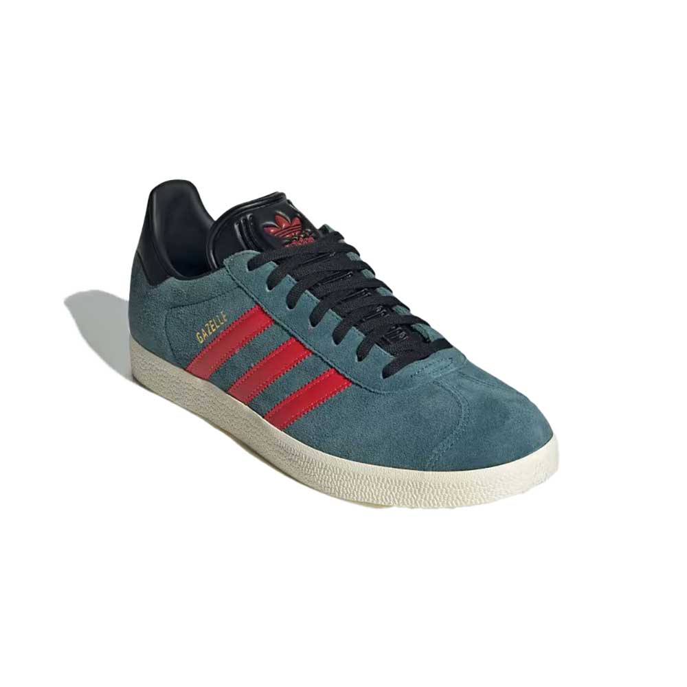 Men's Gazelle MLS Indoor Soccer Shoe - Virdian/Red/Cream White - Regular (D)