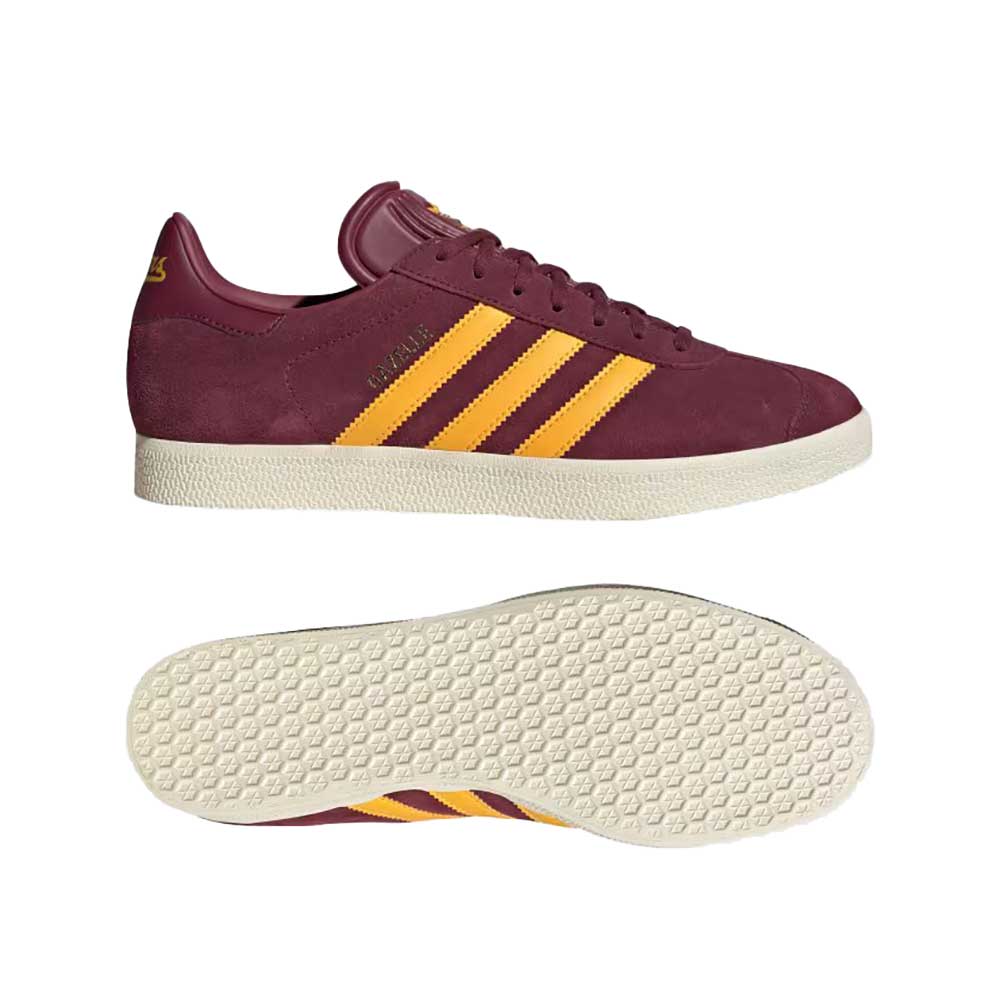 Gazelle MLS Indoor Soccer Shoe - Maroon/Crew Yellow/Victory Crimson - Regular (D)