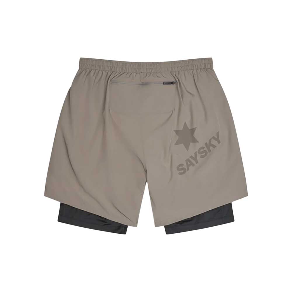 Men's Pace 2-in-1 Shorts - Taupe