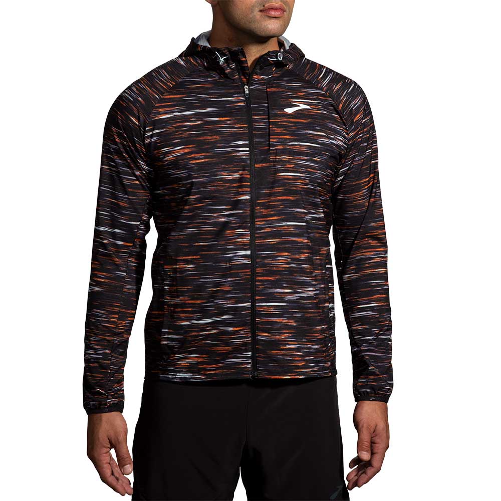 Men's Canopy Jacket - Paprika Velocity Print