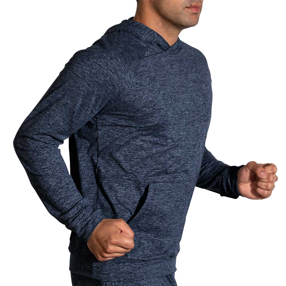 Men's Luxe Hoodie Heather - Blue Slate