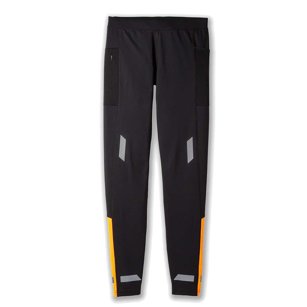 Men's Run Visible Tight 2.0 - Black/Ecru/Fluoro Flash