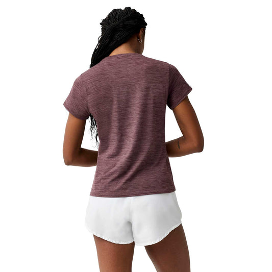 Women's Luxe Short Sleeve - Heather Cocoa