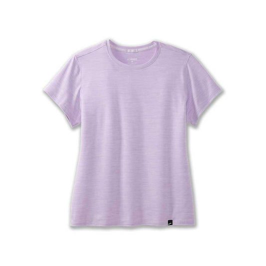 Women's Luxe Short Sleeve - Heather Light Purple