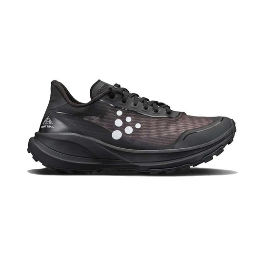 Men's Pure Trail Running Shoe - Black/White - Regular (D)