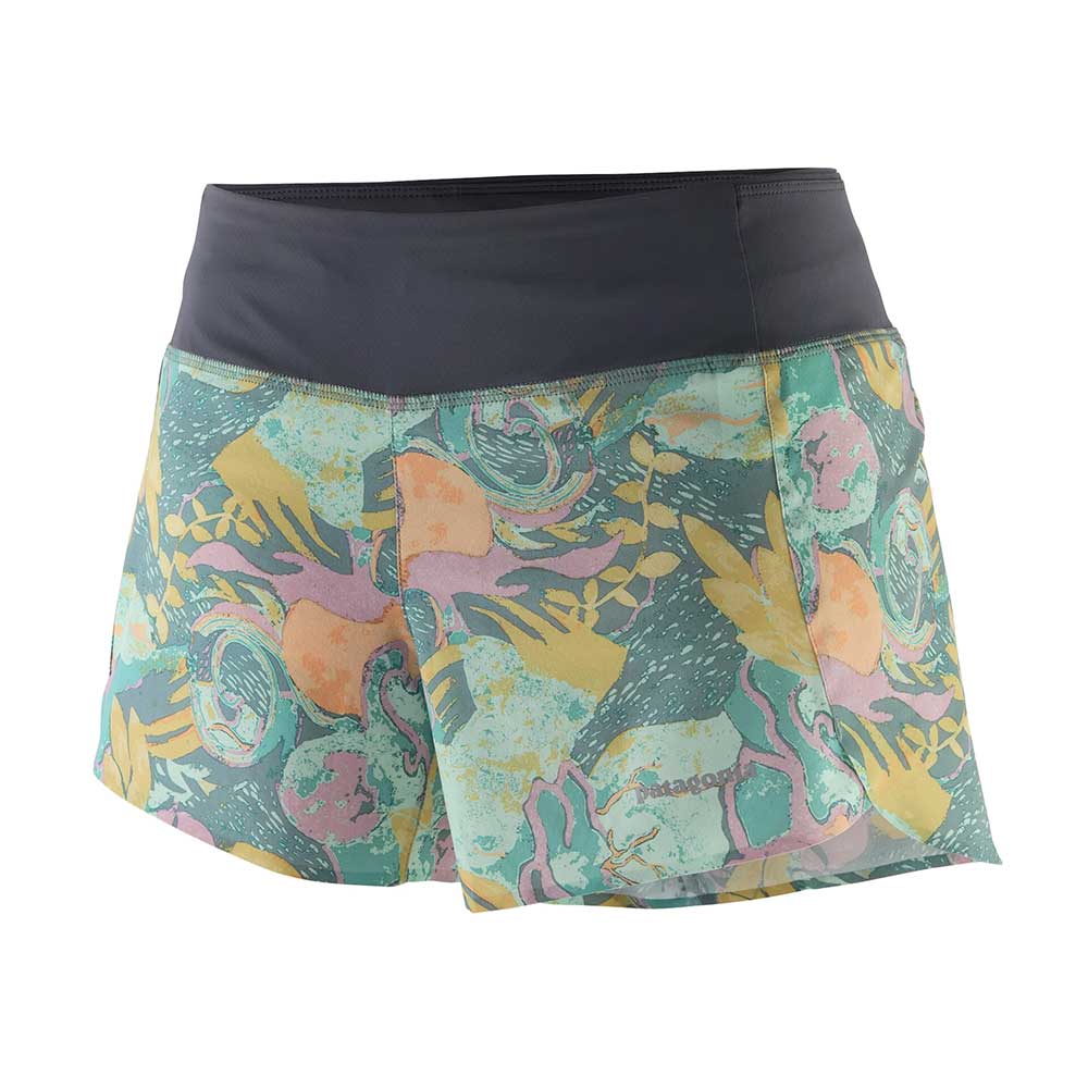 Women's Strider Pro Shorts 3 1/2" - Moon Tripper: Blue Sage