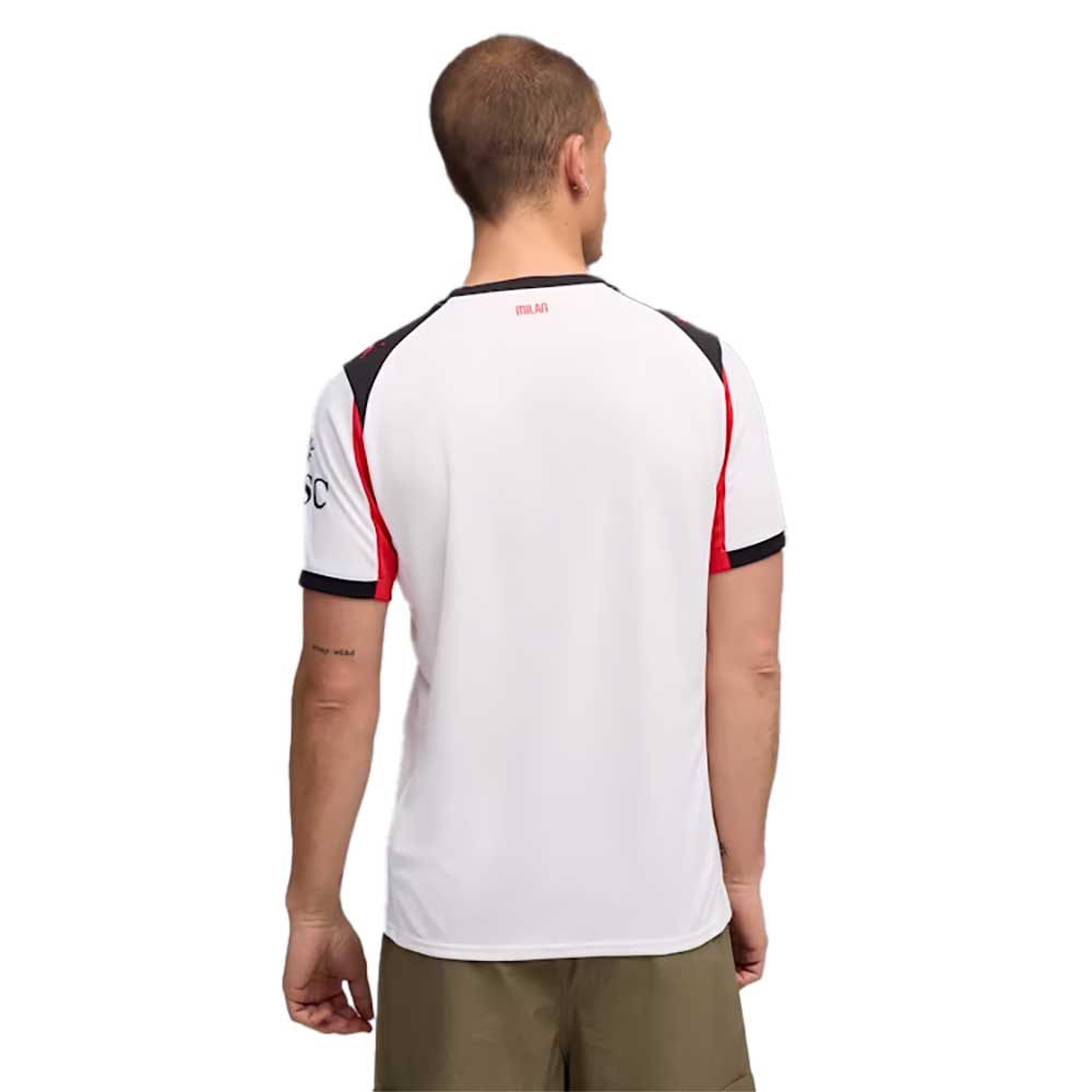 AC Milan Away Jersey Replica - Puma White/For All Time Red