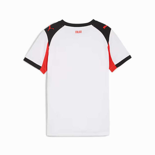 JR AC Milan Away Jersey Replica - Puma White/For All Time Red