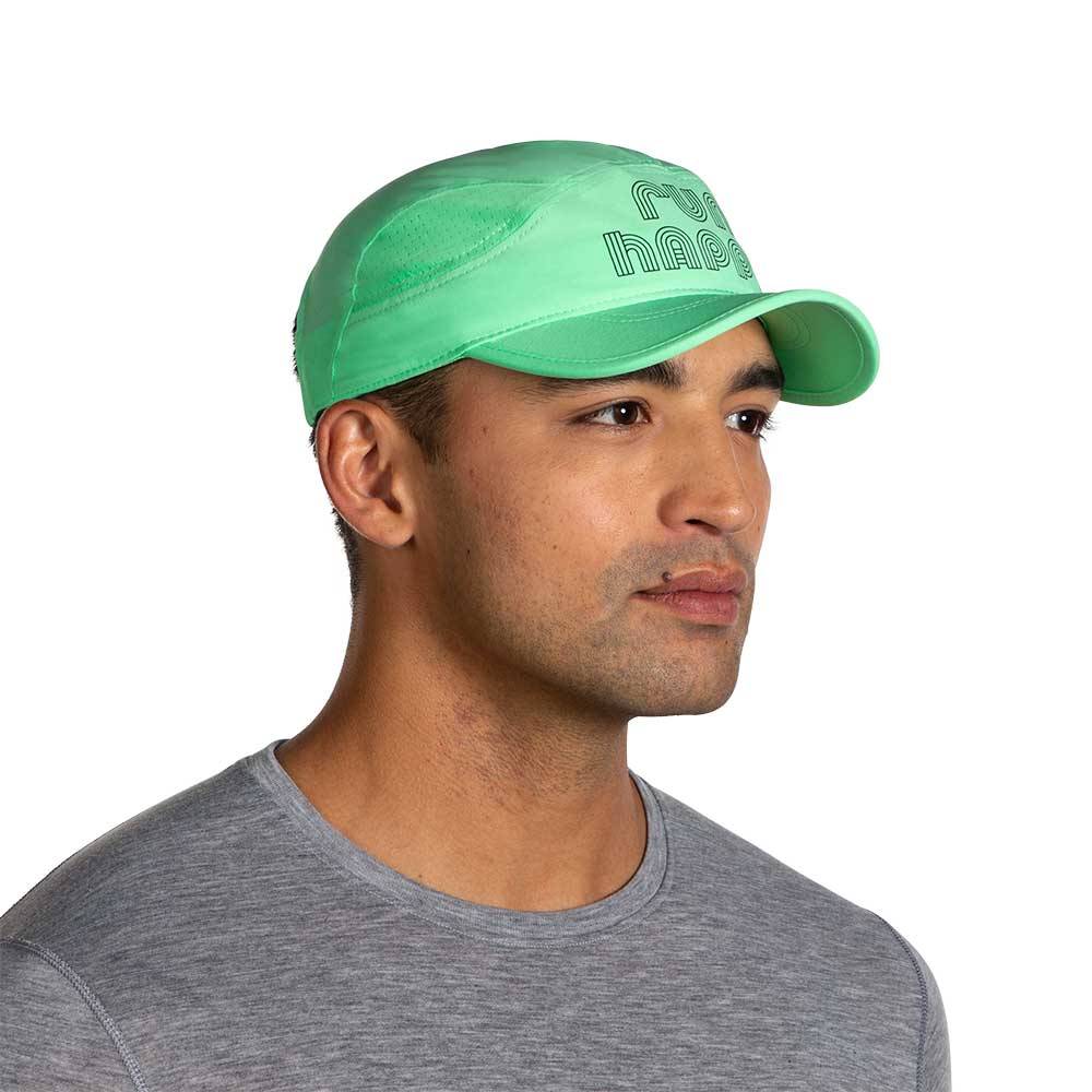 Unisex Chaser Hat - Neo Green/Run Happy
