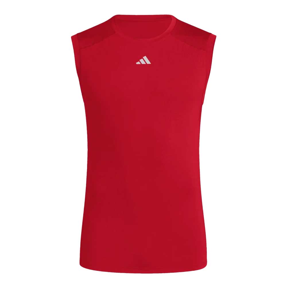Men's Techfit Sleeveless Fitted - Team Power Red