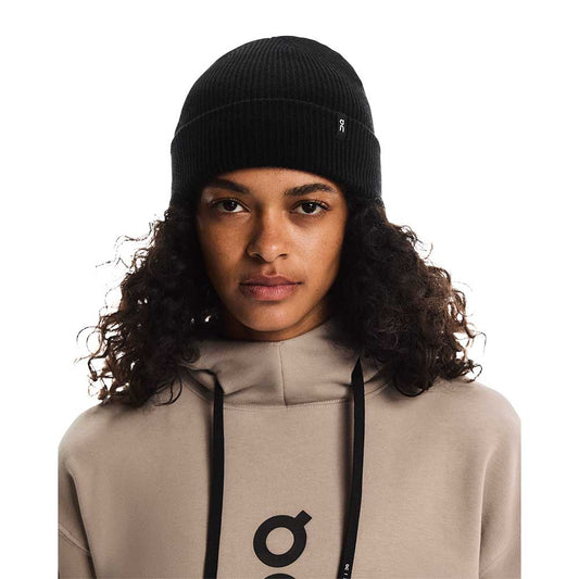 Merino Beanie - Black