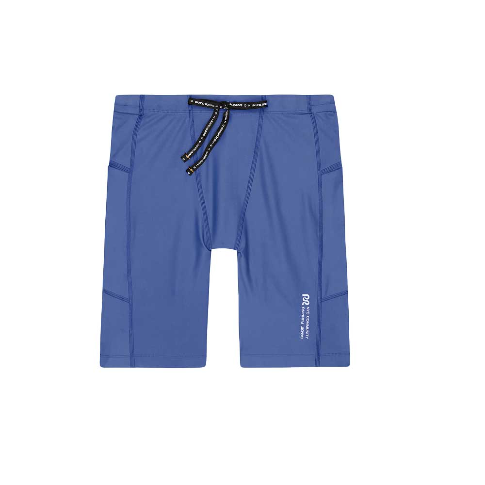 Men's Superbeam Gridlock Half Tights - Deep Peri Blue
