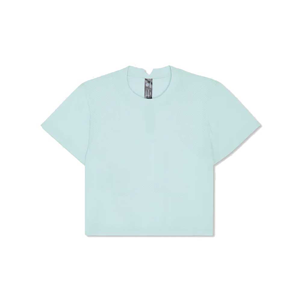 Women's Mercury Seamless Crop Tee - Minty Blue