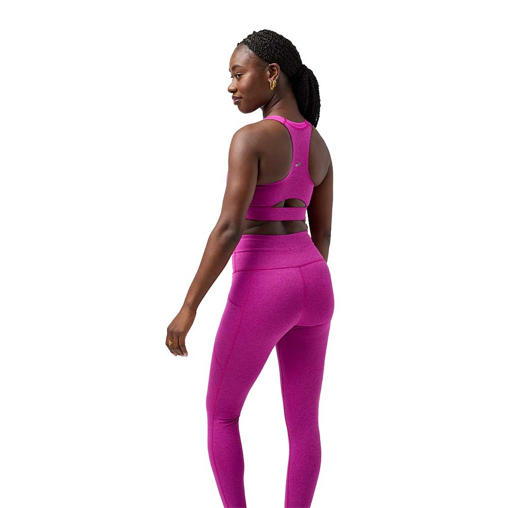 W Luxe Pocket Bra - Heather Magenta