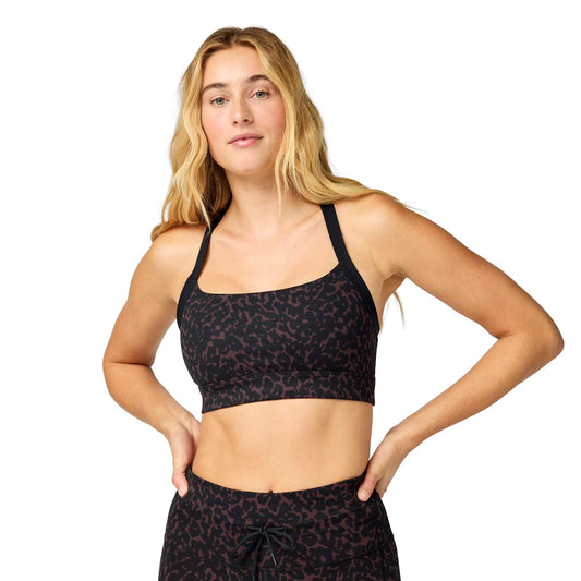 Women's Luxe Strappy Bra - Wildcat Cocoa