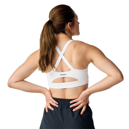 Women's Luxe Strappy Bra - White