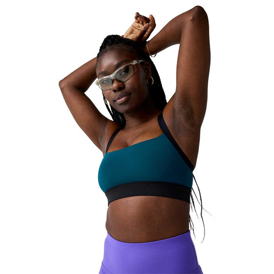 Women's Luxe Strappy Bra - Cosmo/Black