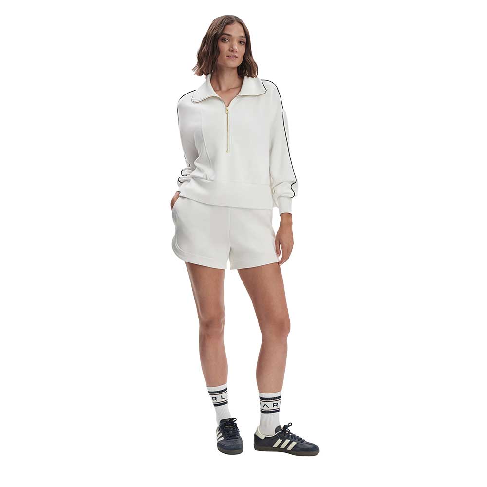 Women's Davenport 1/2 Zip Sweat - White