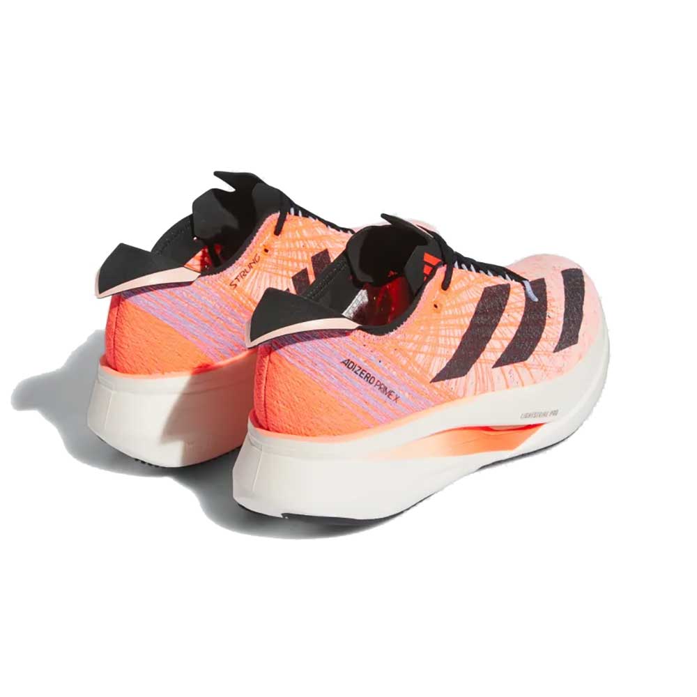 Men's ADIZERO PRIME X Strung Running Shoe - Solar Red/Ftwr White/Blue Dawn - Regular (D)