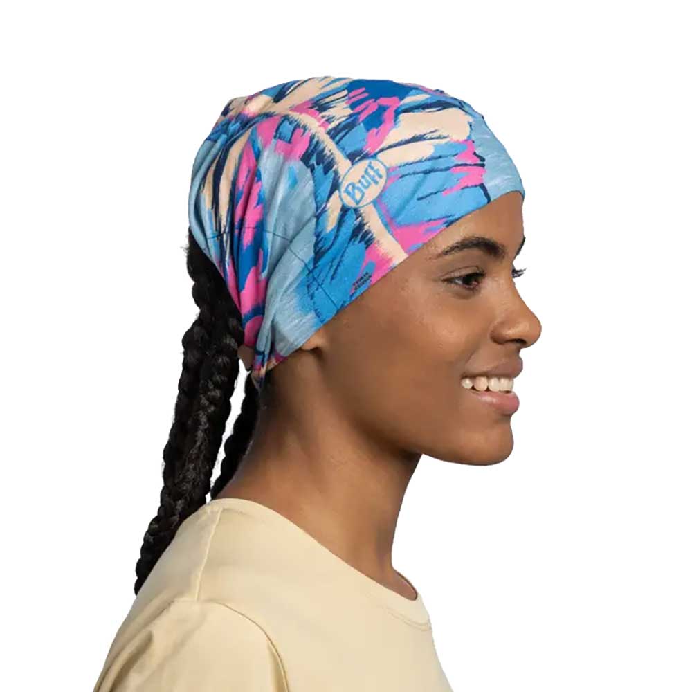 CoolNet UV Half Multifunctional Neckwear - Kinla Light Blue