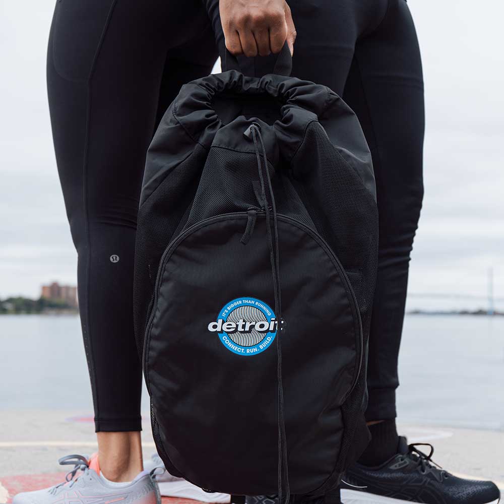 Unisex Gazelle Sports x WeRun313 Gear Bag 2.0 - Black/Black