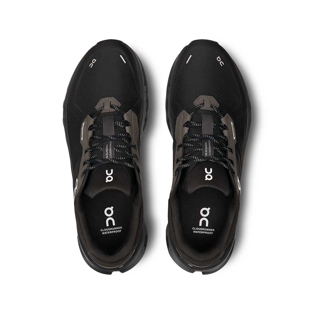 Men's Cloudrunner 2 Waterproof Running Shoe - Magnet/Black - Regular (D)