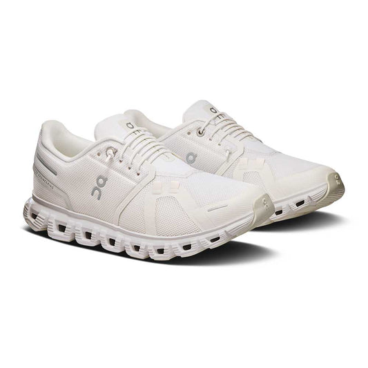 Women's Cloud 6 Running Shoe - White/White - Regular (B)