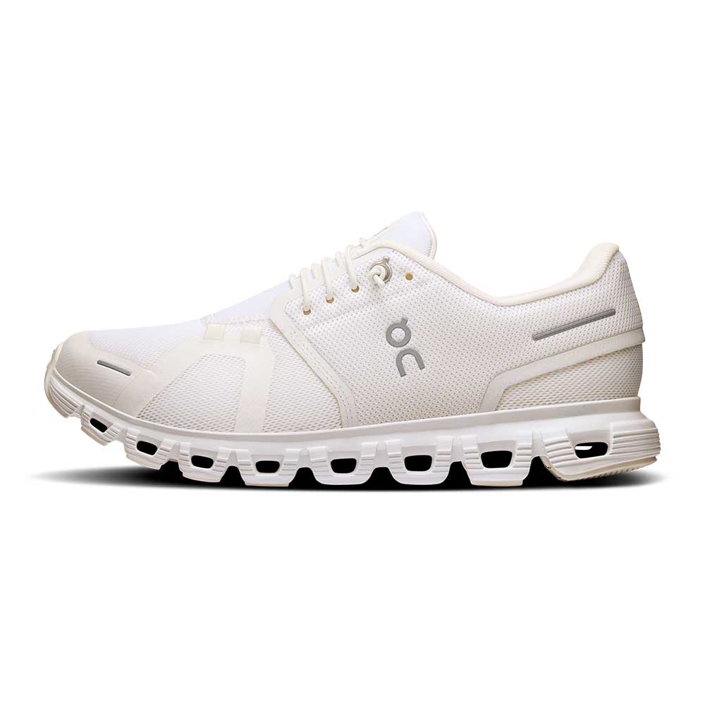 Women's Cloud 6 Running Shoe - White/White - Regular (B)