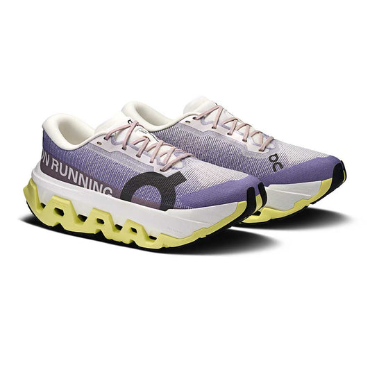 Women's Cloudmonster 3 Hyper Running Shoe - Lily/Limelight - Regyular (B)