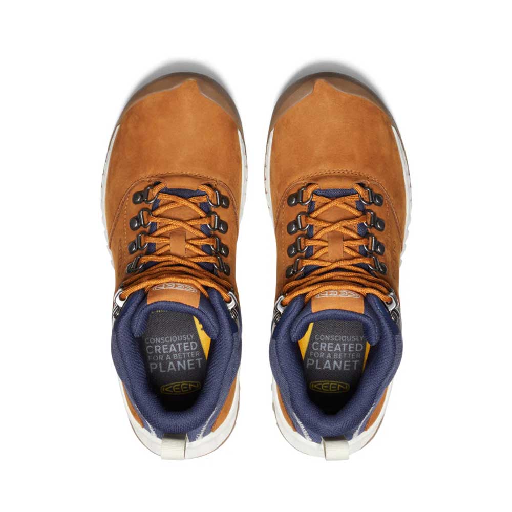 Women's Nxis Explorer Mid Waterproof Hiking Boot - Keen Maple/Birch- Regular (B)