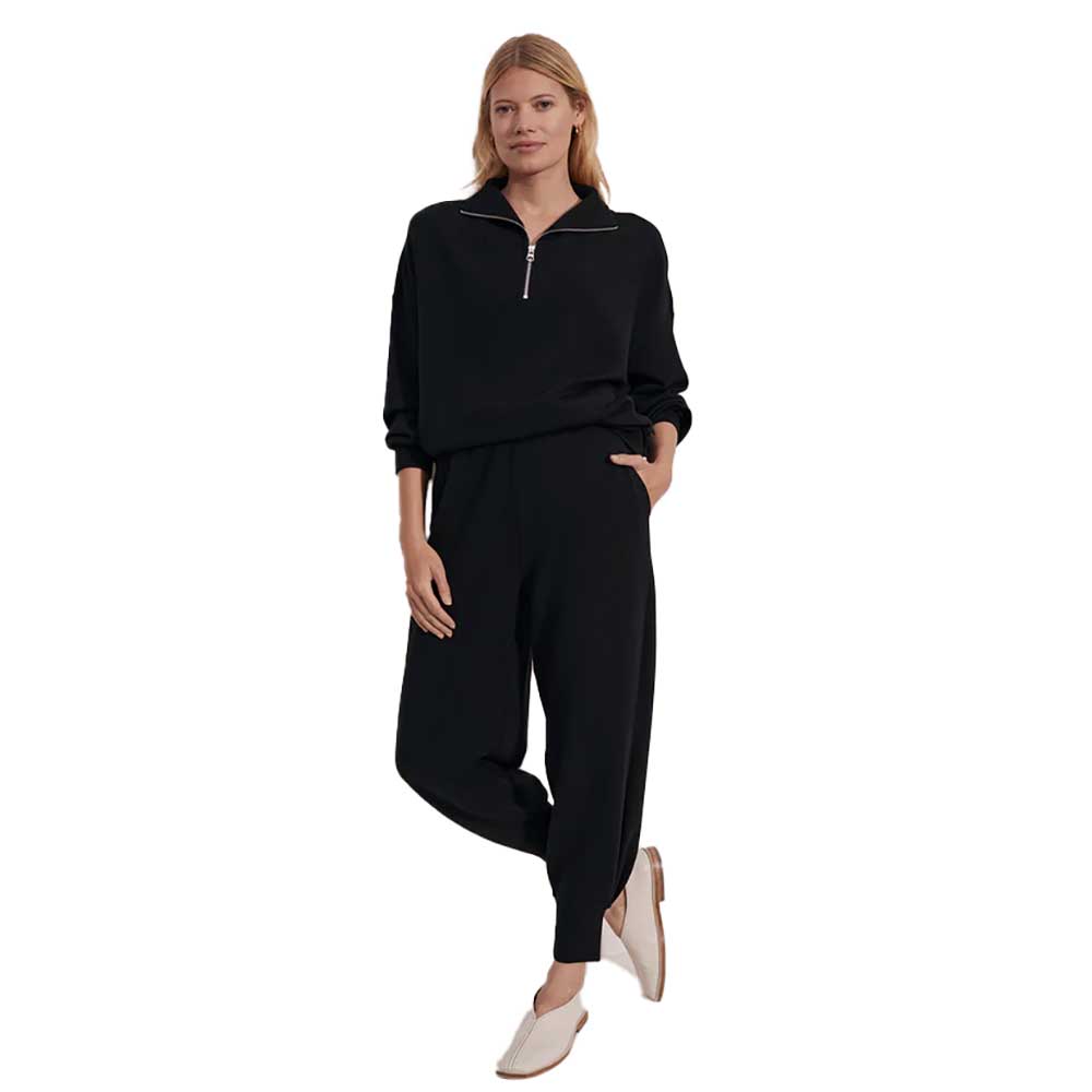 Women's Hawley Half Zip Sweat - Black