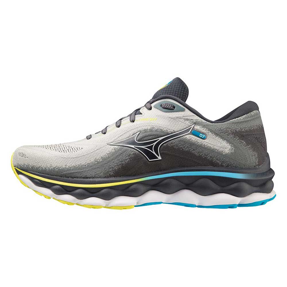 Men's Wave Sky 7 Running Shoe - Pearl Blue/White - Regular (D)