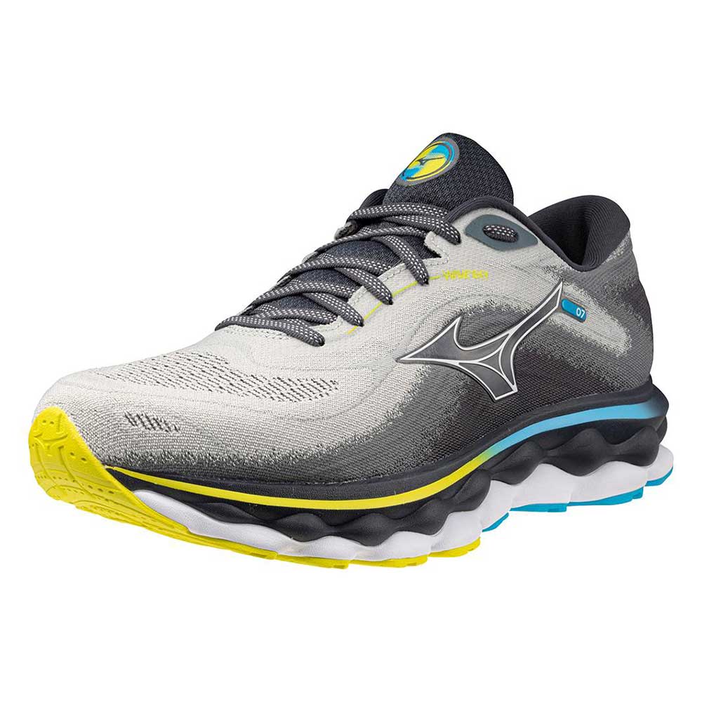 Men's Wave Sky 7 Running Shoe - Pearl Blue/White - Regular (D)