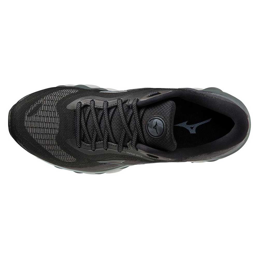 Men's Wave Sky 7 Running Shoe - Black/Glacial Ridge - Regular (D)