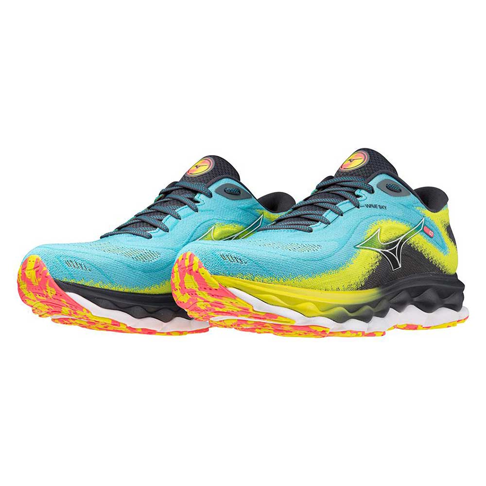 Men's Wave Sky 7 Running Shoe - Jet Blue/White - Regular (D)