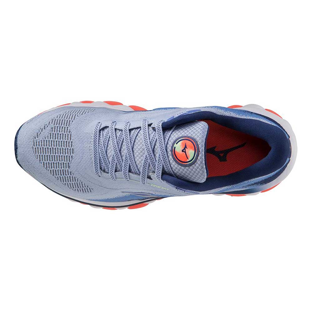 Women's Wave Sky 7 Running Shoe - Blue Heron/Silver - Regular (B)
