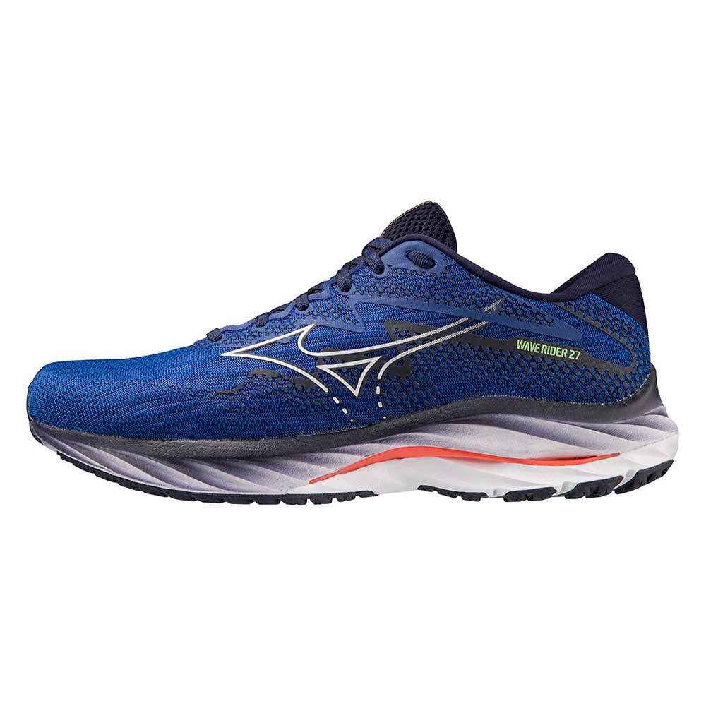 Men's Wave Rider 27 Running Shoe - Surf The Web/White - Regular (D)
