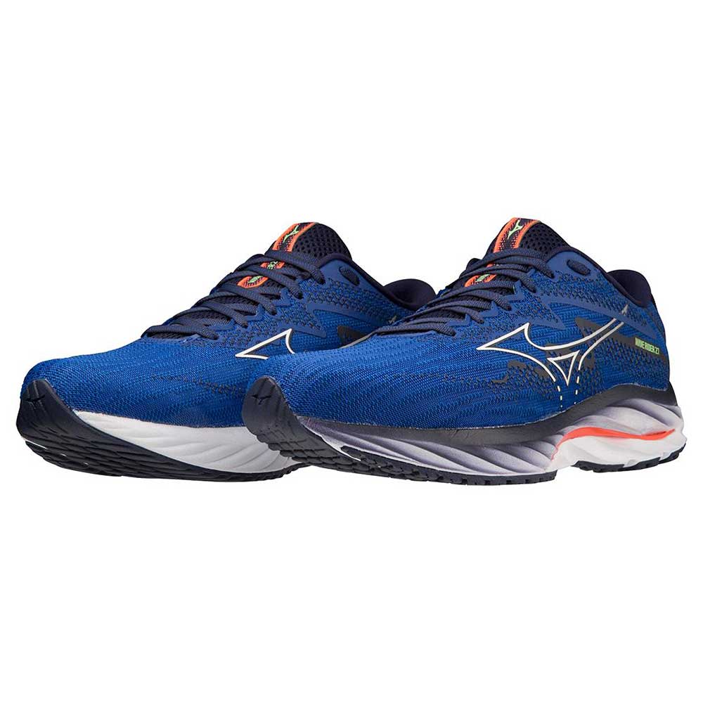 Men's Wave Rider 27 Running Shoe - Surf The Web/White - Regular (D)