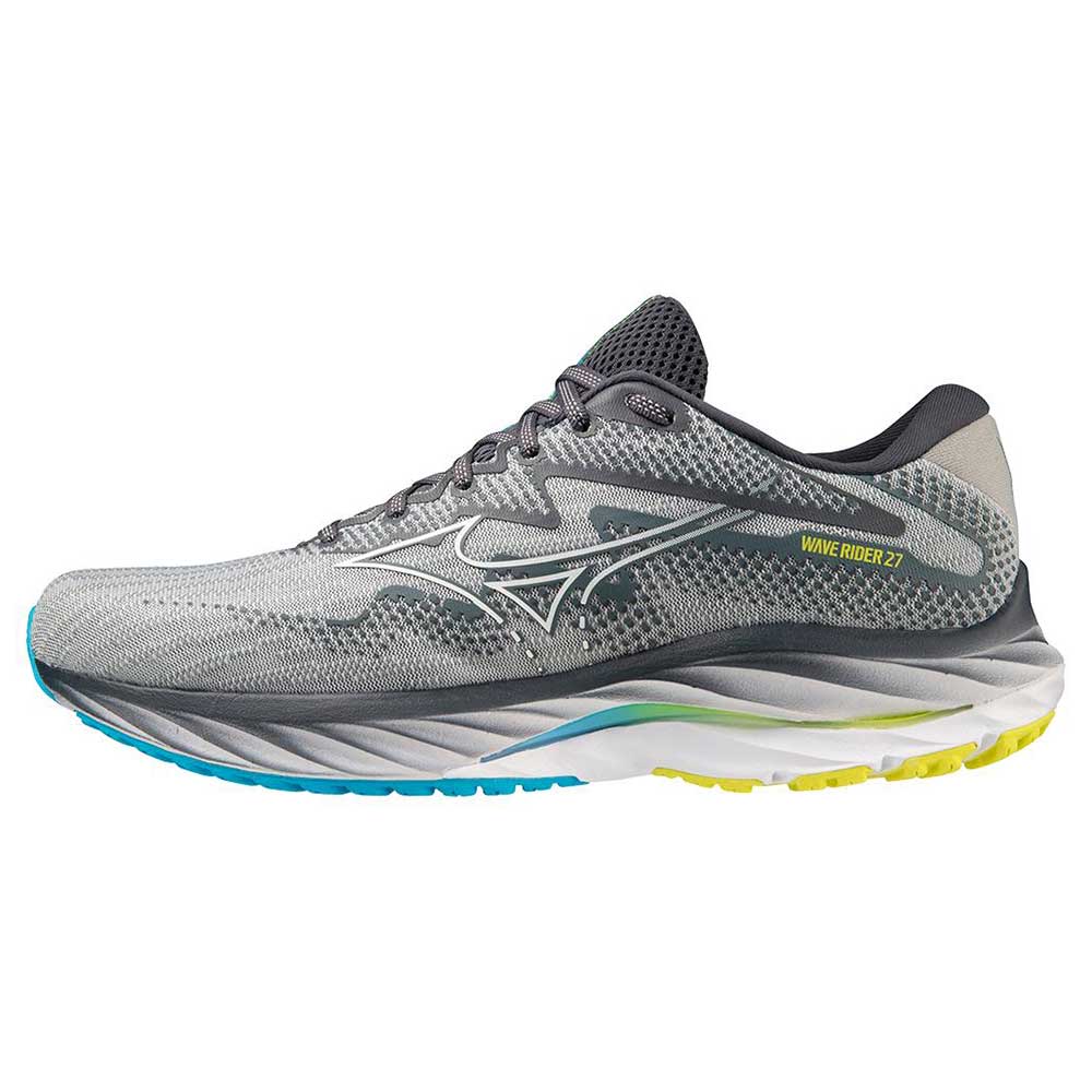 Men's Wave Rider 27 Running Shoe - Pearl Blue/White - Regular (D)