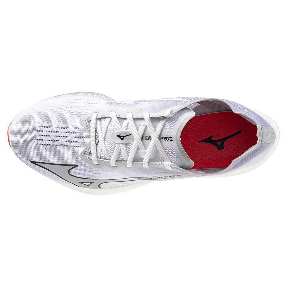 Men's Wave Rebellion Pro 2 Running Shoe - White/Harbor Mist - Regular (D)