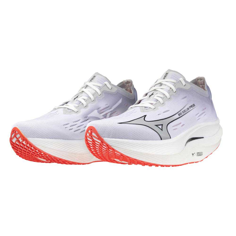 Men's Wave Rebellion Pro 2 Running Shoe - White/Harbor Mist - Regular (D)