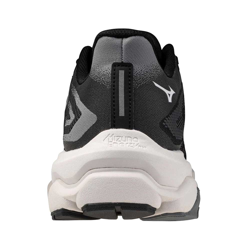 Men's Wave Horizon 8 Running Shoe - Black/White - Wide (2E)