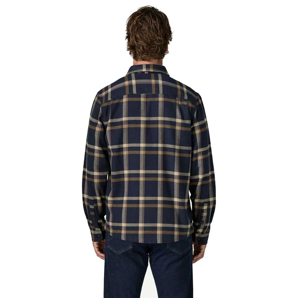 Men's Fjord Flannel Shirt - Crossing: New Navy