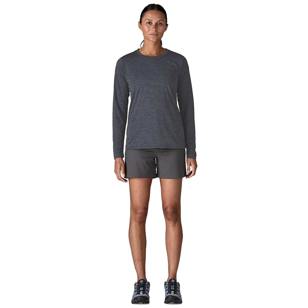 Women's Long Sleeve Capilene Cool Daily Shirt - Smolder Blue/Light Smolder Blue X-Dye